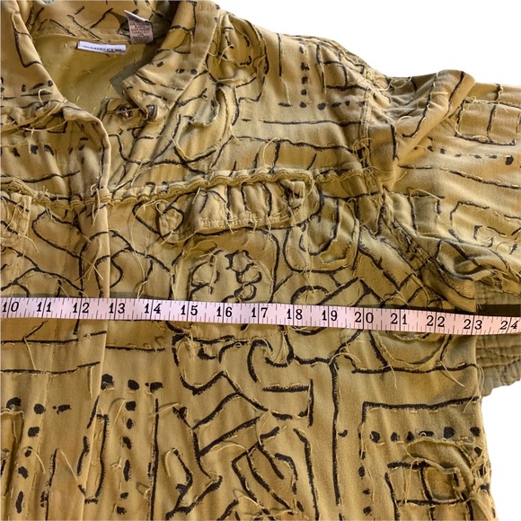 Chico's Lime Green Textured Blazer * Large - Picture 8 of 13